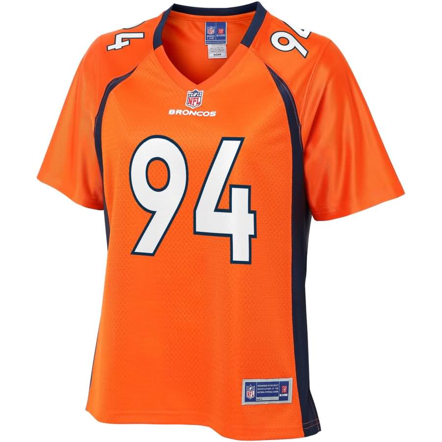 Domata Peko Denver Broncos NFL Pro Line Women's Team Color Player Jersey - Orange