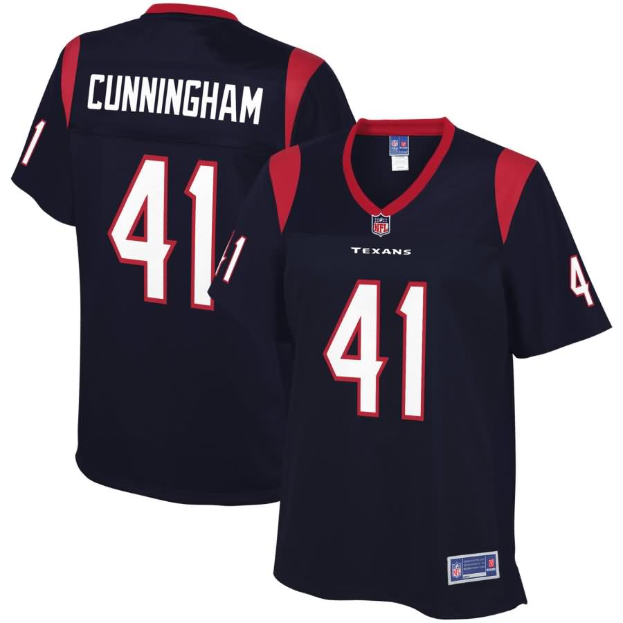 Zach Cunningham Houston Texans NFL Pro Line Women's Team Color Player Jersey - Navy