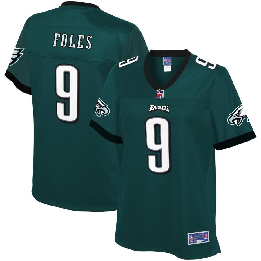 Nick Foles Philadelphia Eagles NFL Pro Line Women's Team Color Player Jersey - Midnight Green