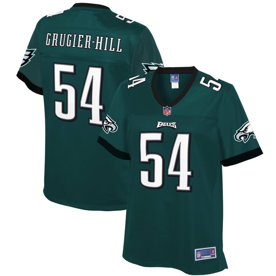 Kamu Grugier-Hill Philadelphia Eagles NFL Pro Line Women's Team Color Player Jersey - Midnight Green