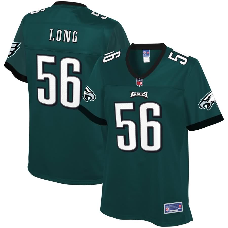 Chris Long Philadelphia Eagles NFL Pro Line Women's Team Color Player Jersey - Midnight Green