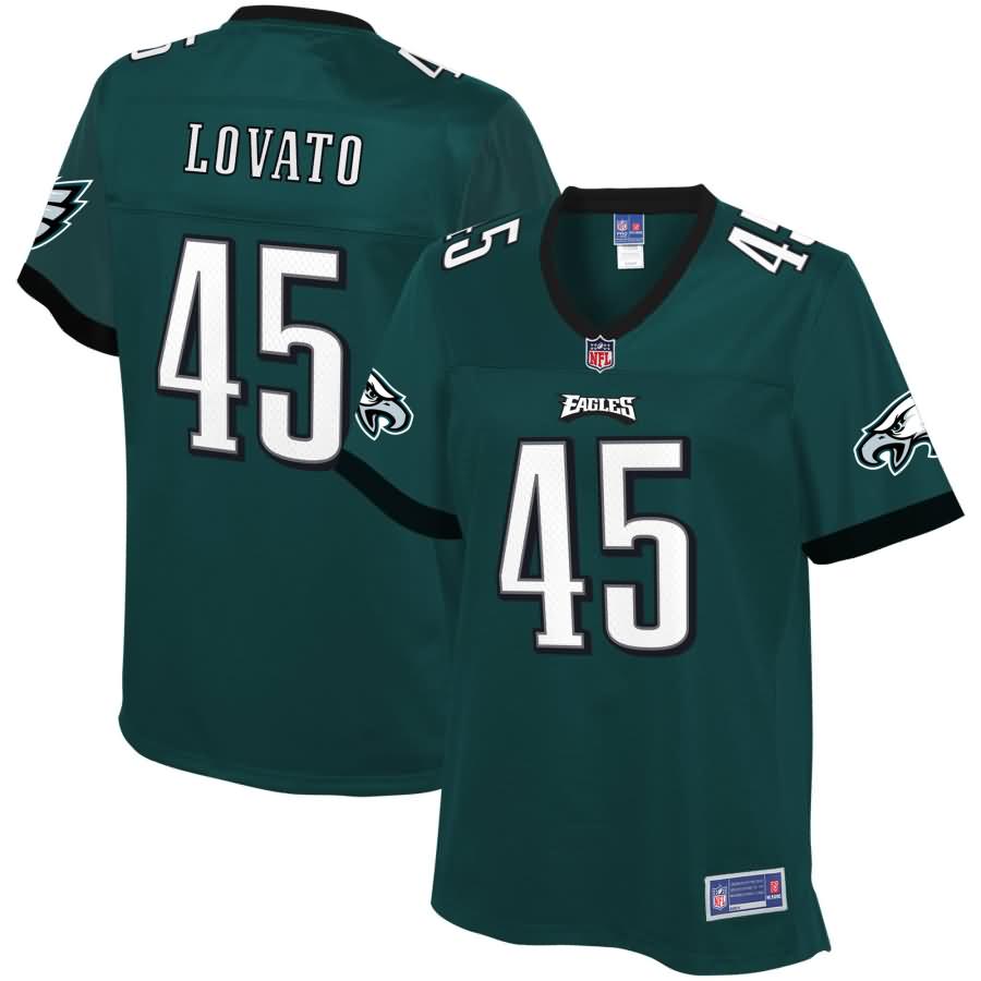 Rick Lovato Philadelphia Eagles NFL Pro Line Women's Team Color Player Jersey - Midnight Green