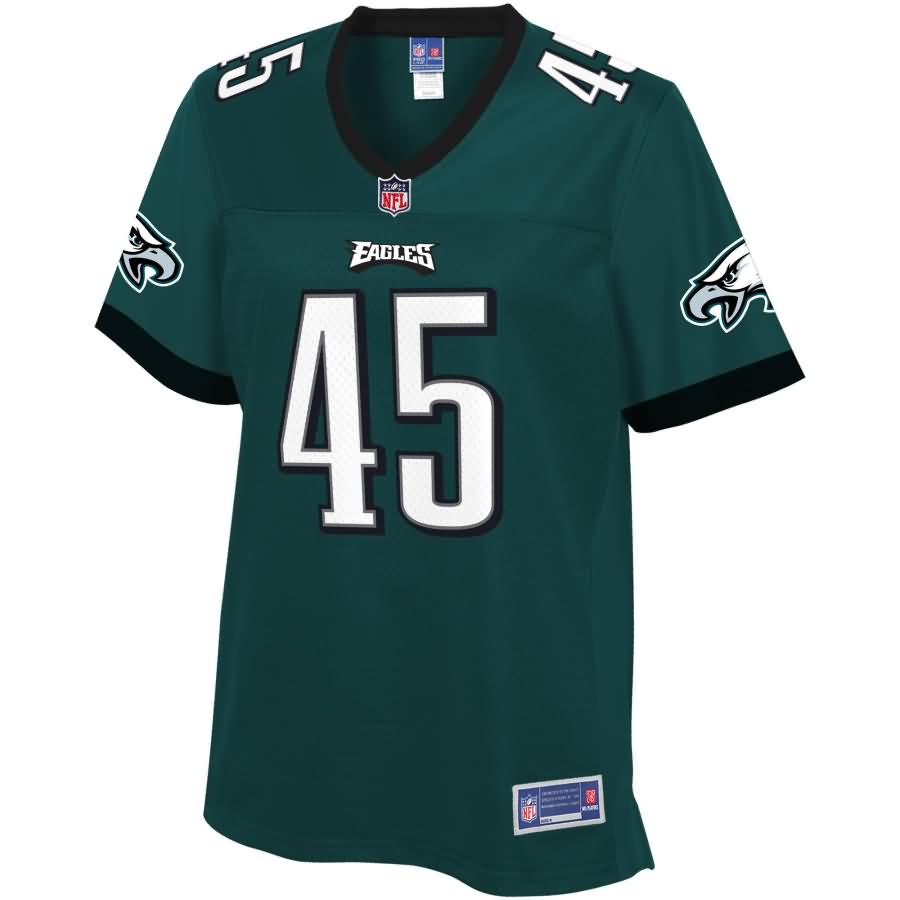 Rick Lovato Philadelphia Eagles NFL Pro Line Women's Team Color Player Jersey - Midnight Green