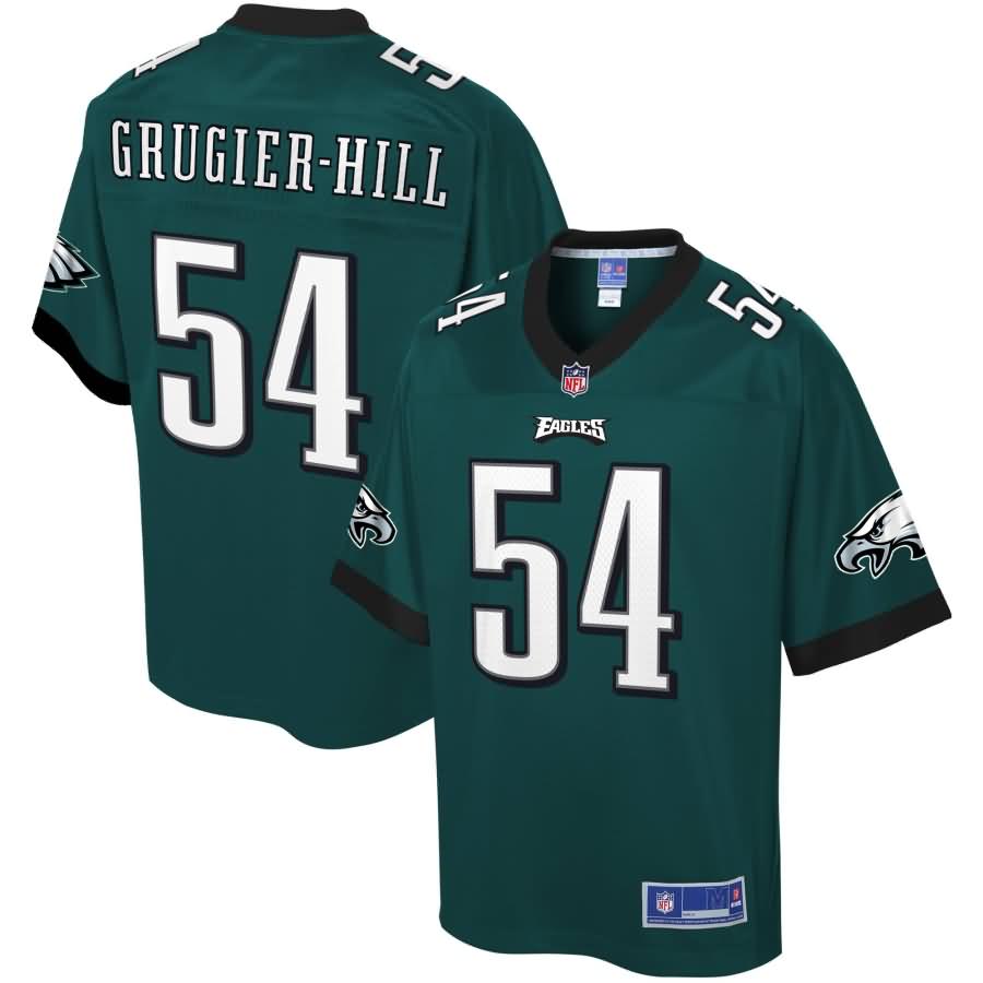 Kamu Grugier-Hill Philadelphia Eagles NFL Pro Line Youth Team Color Player Jersey - Midnight Green