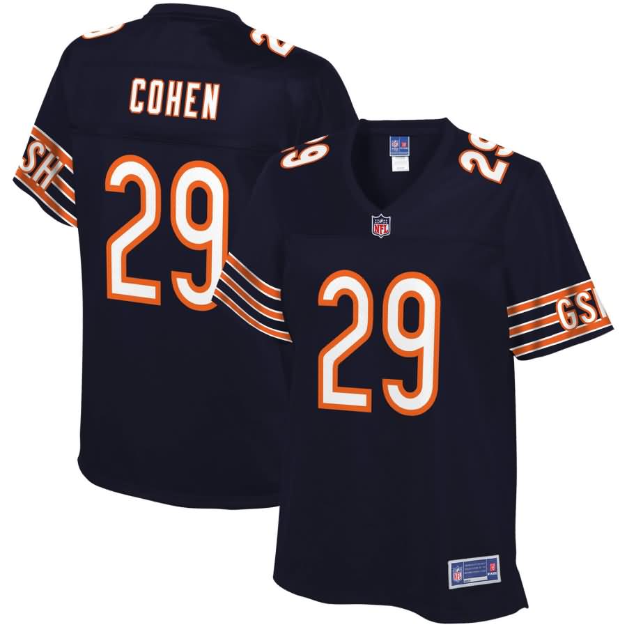 Tarik Cohen Chicago Bears NFL Pro Line Women's Player Jersey - Navy