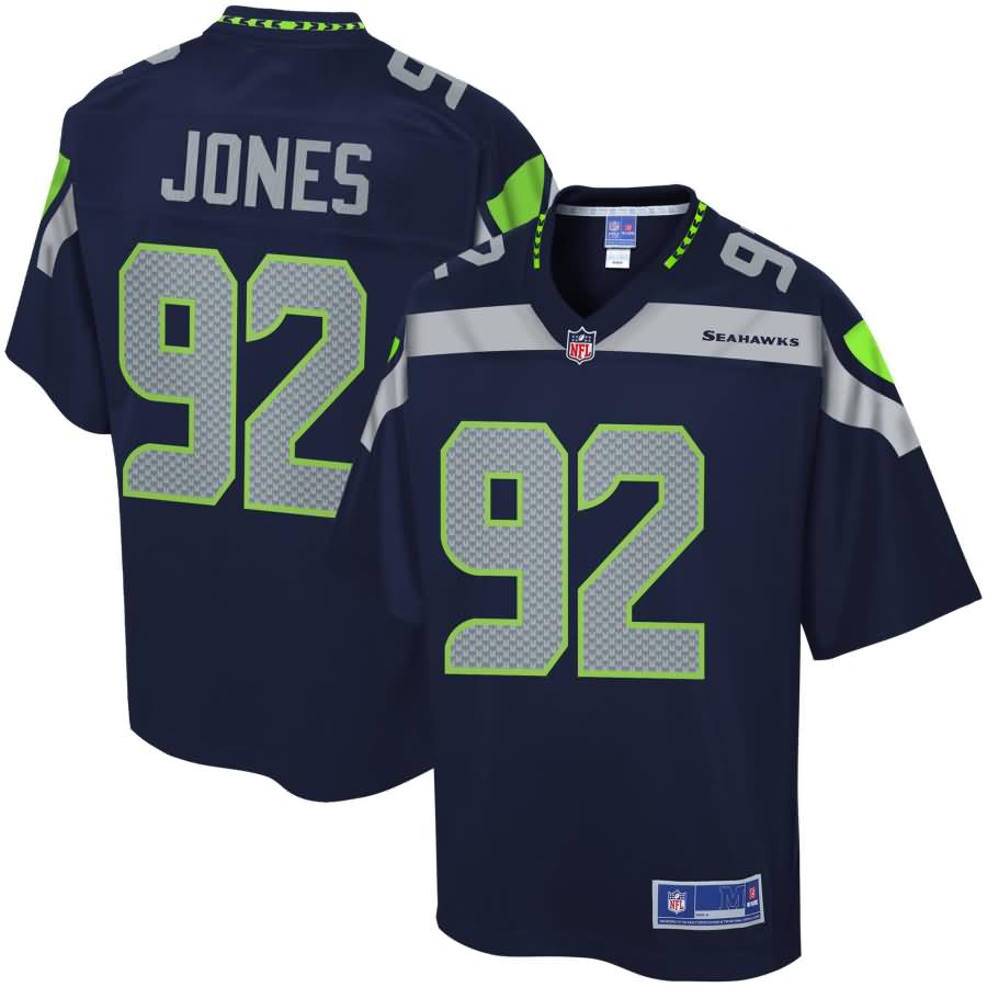 Nazair Jones Seattle Seahawks NFL Pro Line Team Color Player Jersey - College Navy