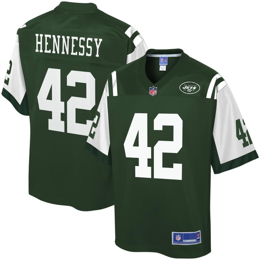 Thomas Hennessy New York Jets NFL Pro Line Team Color Player Jersey - Green