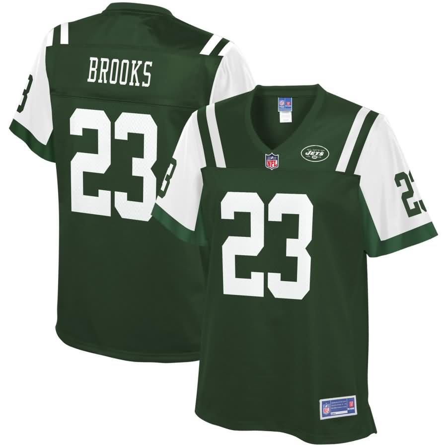 Terrence Brooks New York Jets NFL Pro Line Women's Team Color Player Jersey - Green