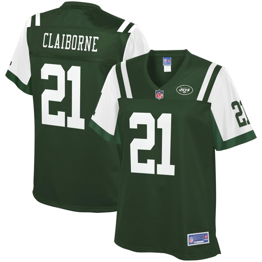 Morris Claiborne New York Jets NFL Pro Line Women's Team Color Player Jersey - Green