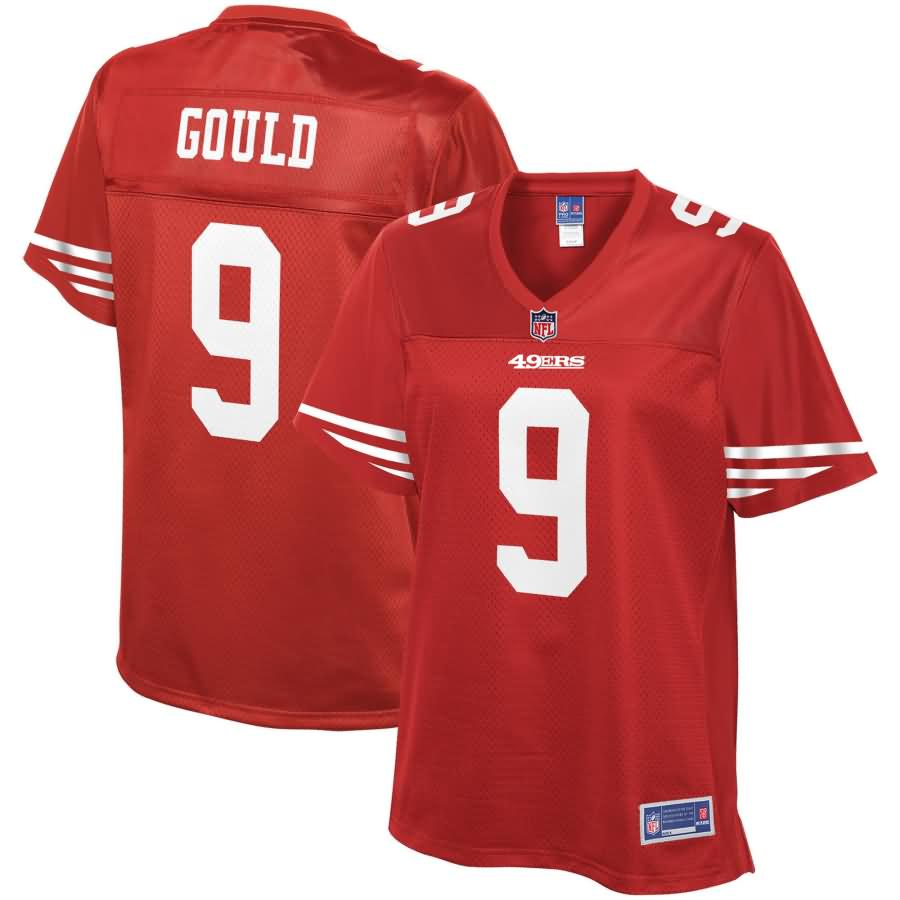 Robbie Gould San Francisco 49ers NFL Pro Line Women's Team Color Player Jersey - Scarlet