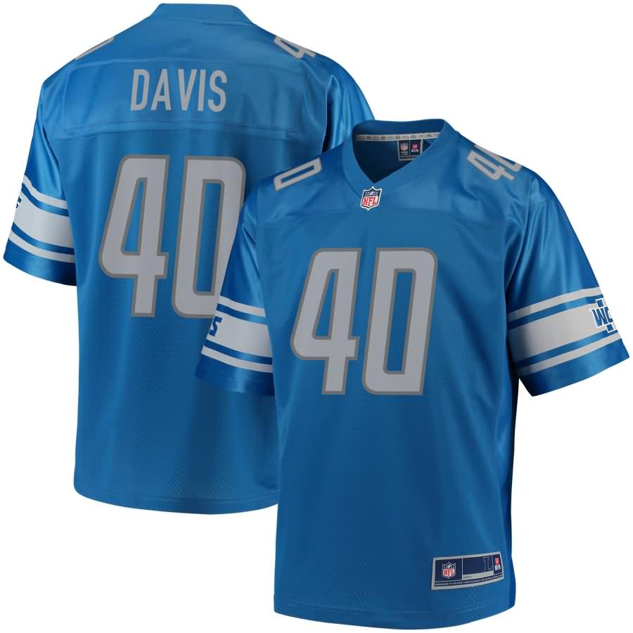 Jarrad Davis Detroit Lions NFL Pro Line Team Color Player Jersey - Blue