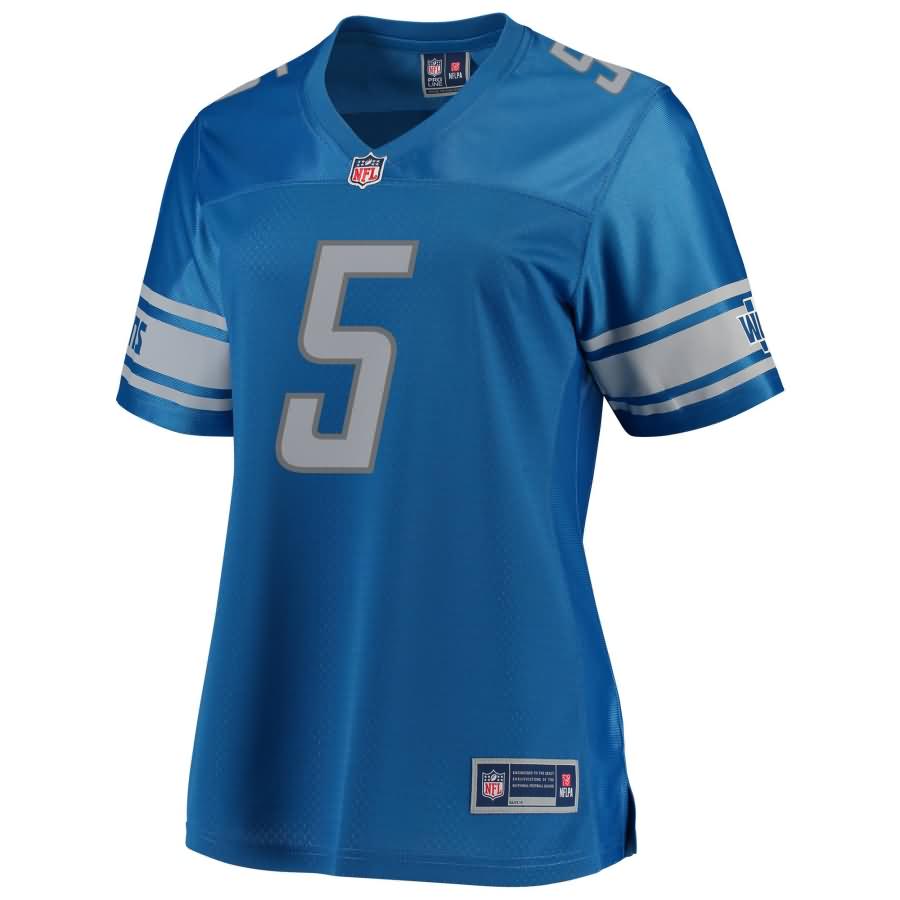 Matt Prater Detroit Lions NFL Pro Line Women's Team Color Player Jersey - Blue