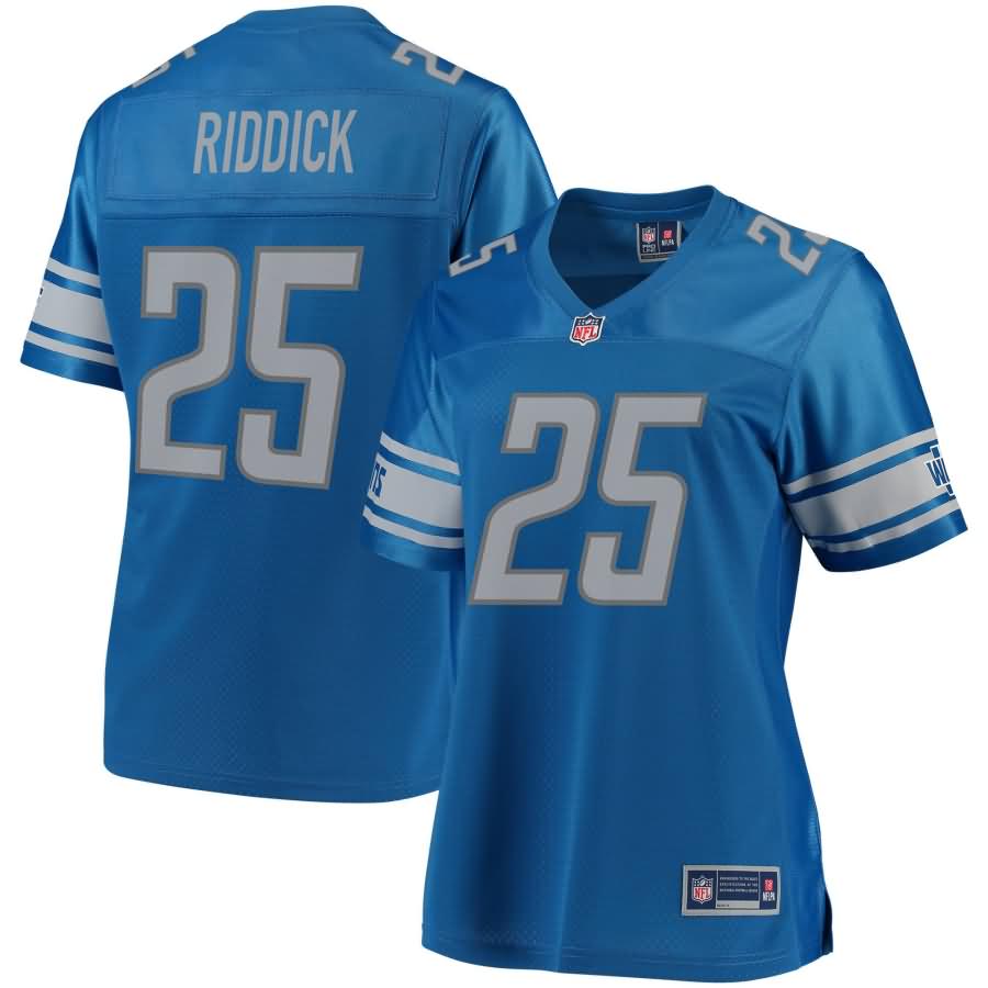 Theo Riddick Detroit Lions NFL Pro Line Women's Team Color Player Jersey - Blue