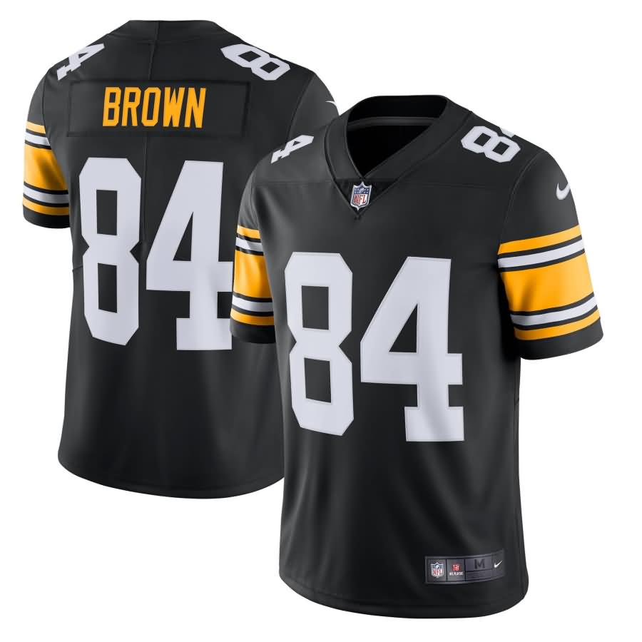 Antonio Brown Pittsburgh Steelers Nike Alternate Vapor Untouchable Limited Jersey - Black