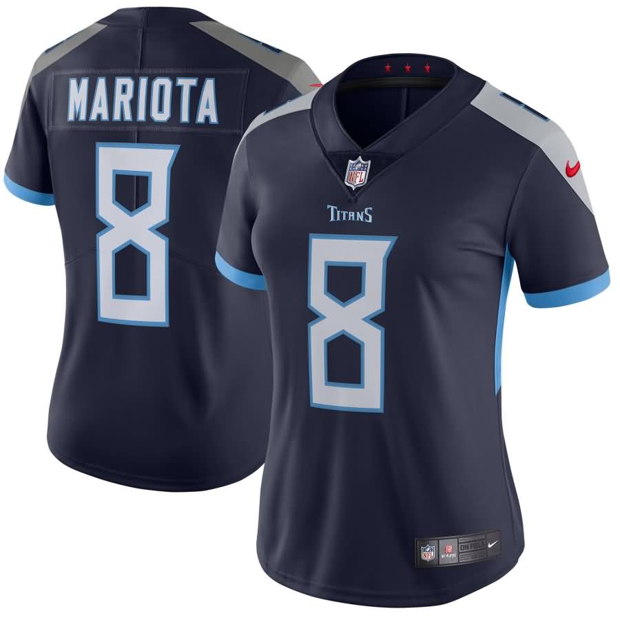 Marcus Mariota Tennessee Titans Nike Women's New 2018 Vapor Untouchable Limited Jersey - Navy