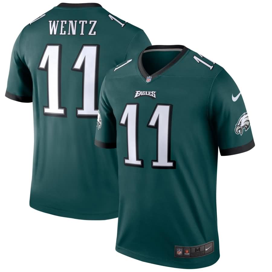 Carson Wentz Philadelphia Eagles Nike Legend Jersey - Green