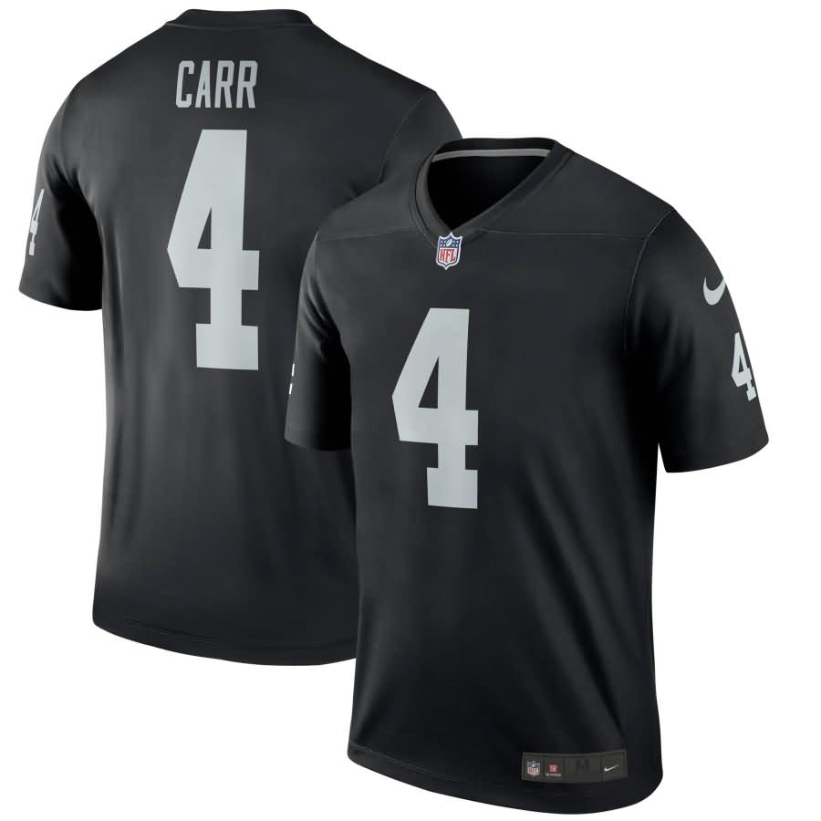 Derek Carr Oakland Raiders Nike Legend Jersey - Black