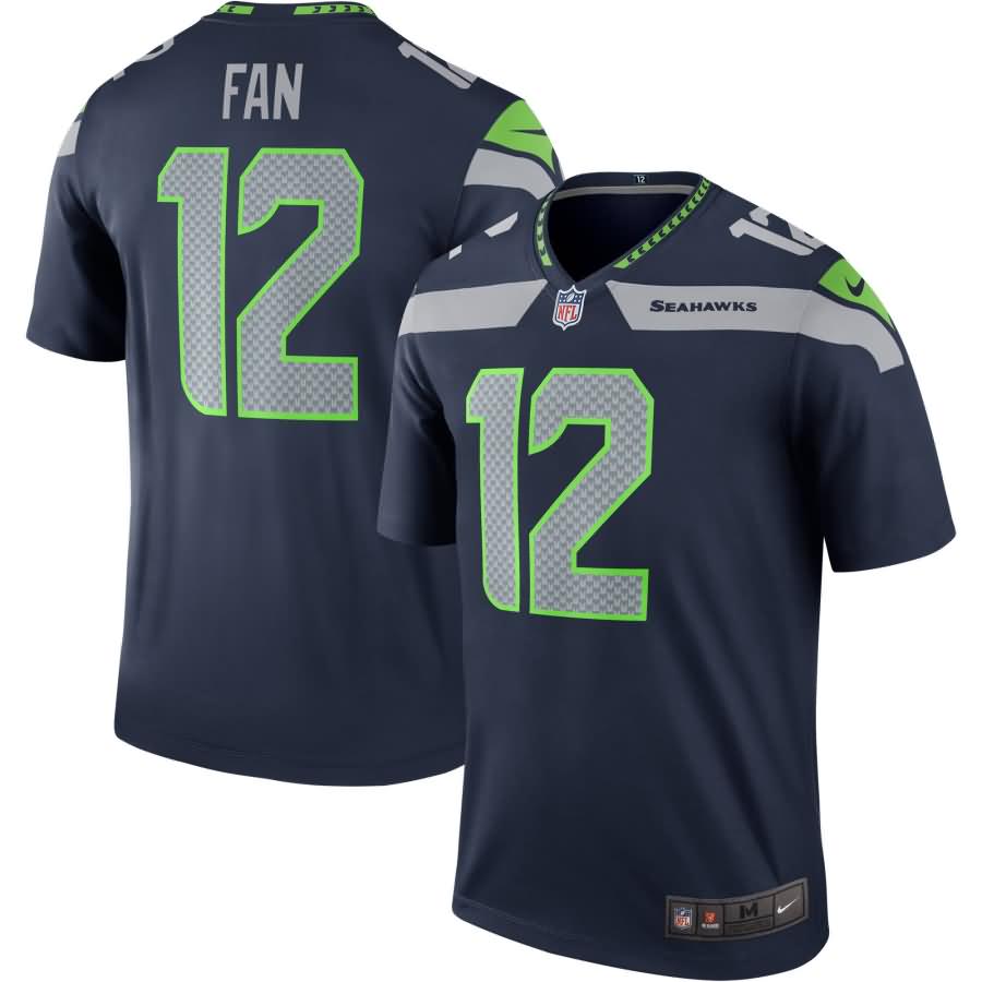 12s Seattle Seahawks Nike Legend Jersey - College Navy