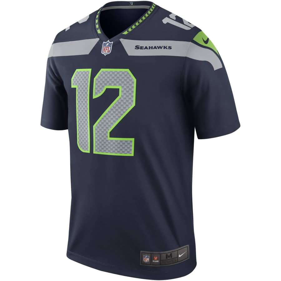 12s Seattle Seahawks Nike Legend Jersey - College Navy