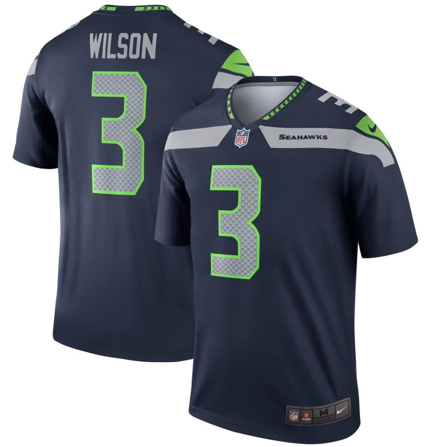 Russell Wilson Seattle Seahawks Nike Legend Jersey - College Navy