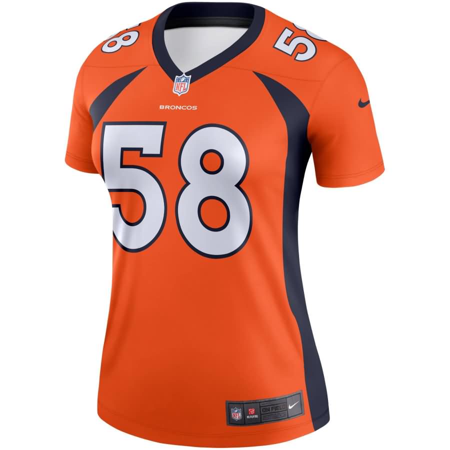 Von Miller Denver Broncos Nike Women's Legend Jersey - Orange