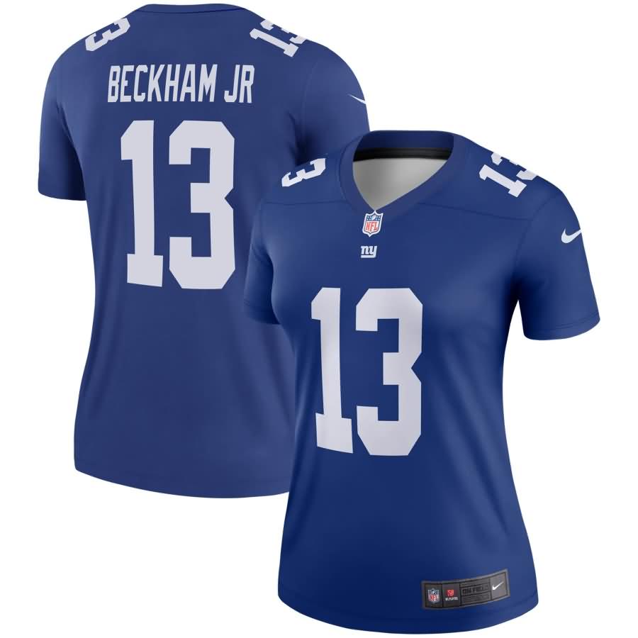 Odell Beckham Jr New York Giants Nike Women's Legend Jersey - Royal