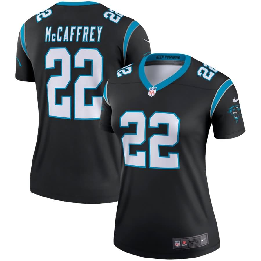 Christian McCaffrey Carolina Panthers Nike Women's Legend Jersey - Black