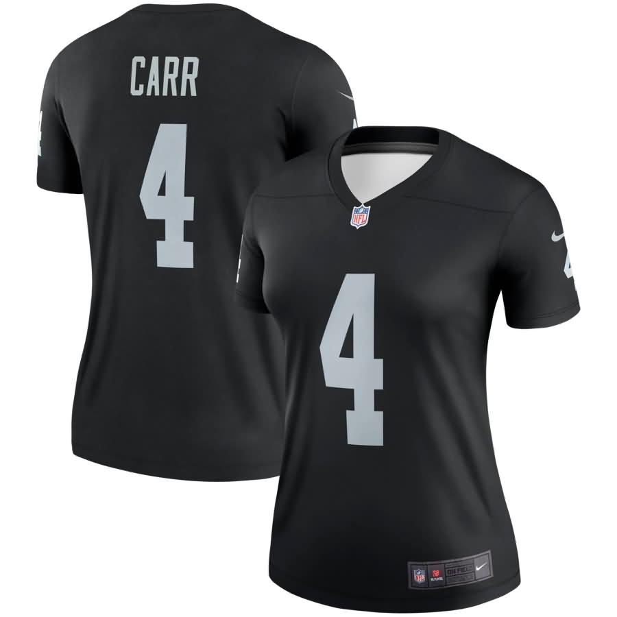 Derek Carr Oakland Raiders Nike Women's Legend Jersey - Black