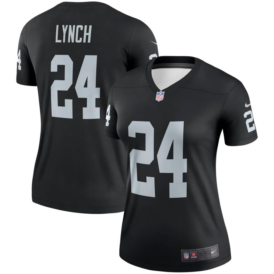 Marshawn Lynch Oakland Raiders Nike Women's Legend Jersey - Black