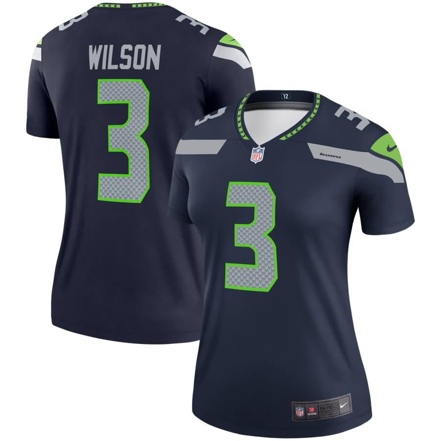 Russell Wilson Seattle Seahawks Nike Women's Legend Jersey - College Navy