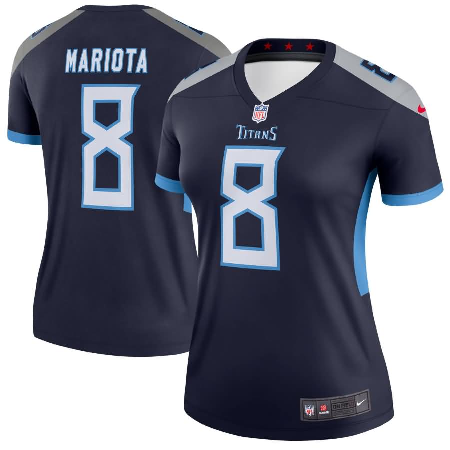 Marcus Mariota Tennessee Titans Nike Women's New 2018 Legend Jersey - Navy