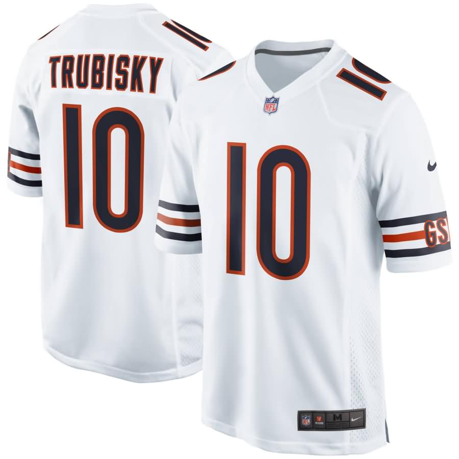 Mitchell Trubisky Chicago Bears Nike Youth Game Jersey - White