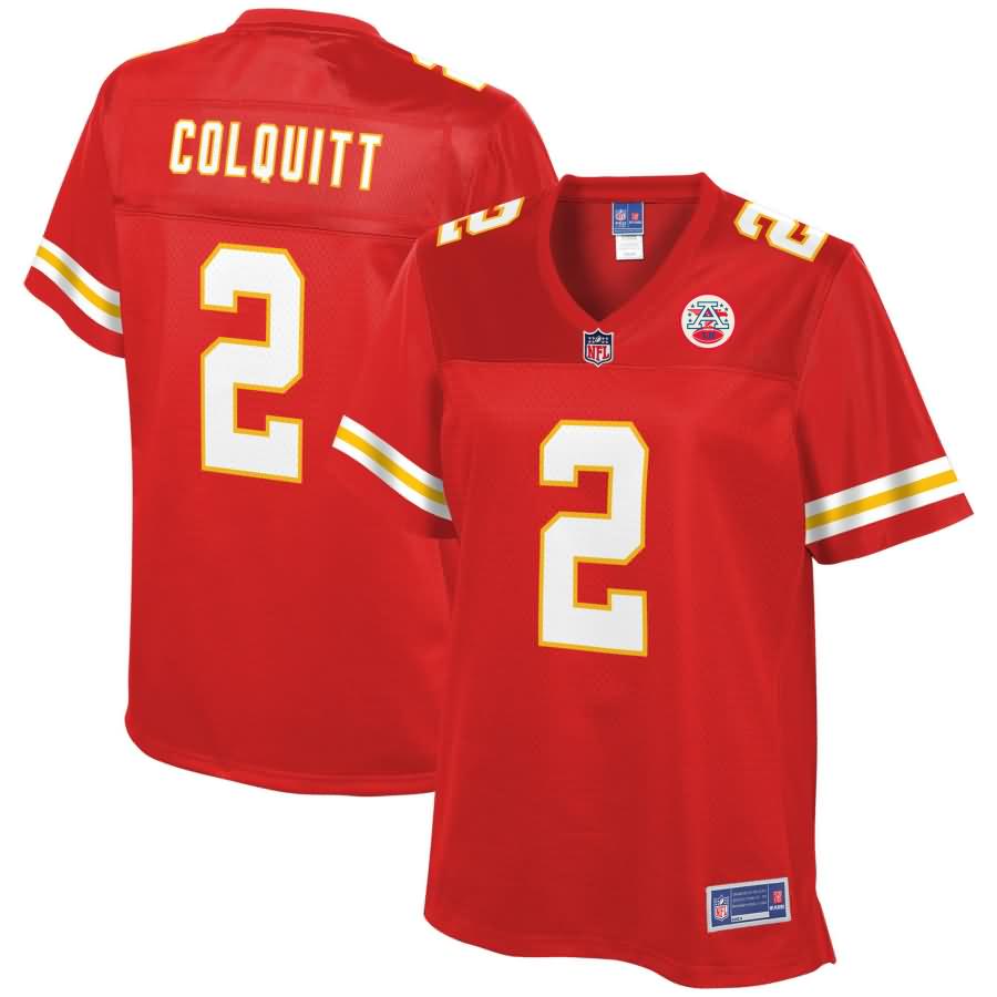 Dustin Colquitt Kansas City Chiefs NFL Pro Line Women's Player Jersey - Red