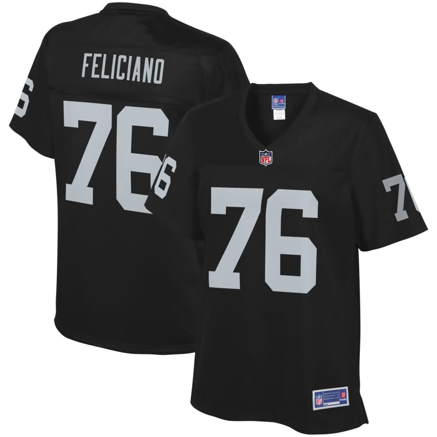 Jon Feliciano Oakland Raiders NFL Pro Line Women's Player Jersey - Black