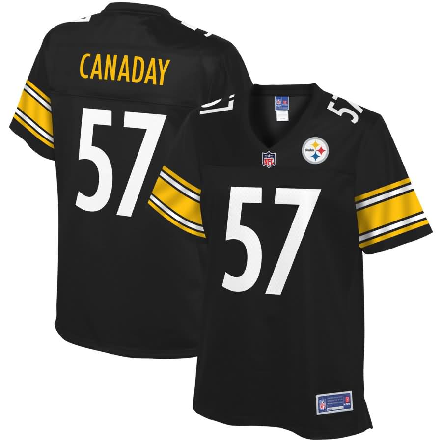 Kameron Canaday Pittsburgh Steelers NFL Pro Line Women's Player Jersey - Black