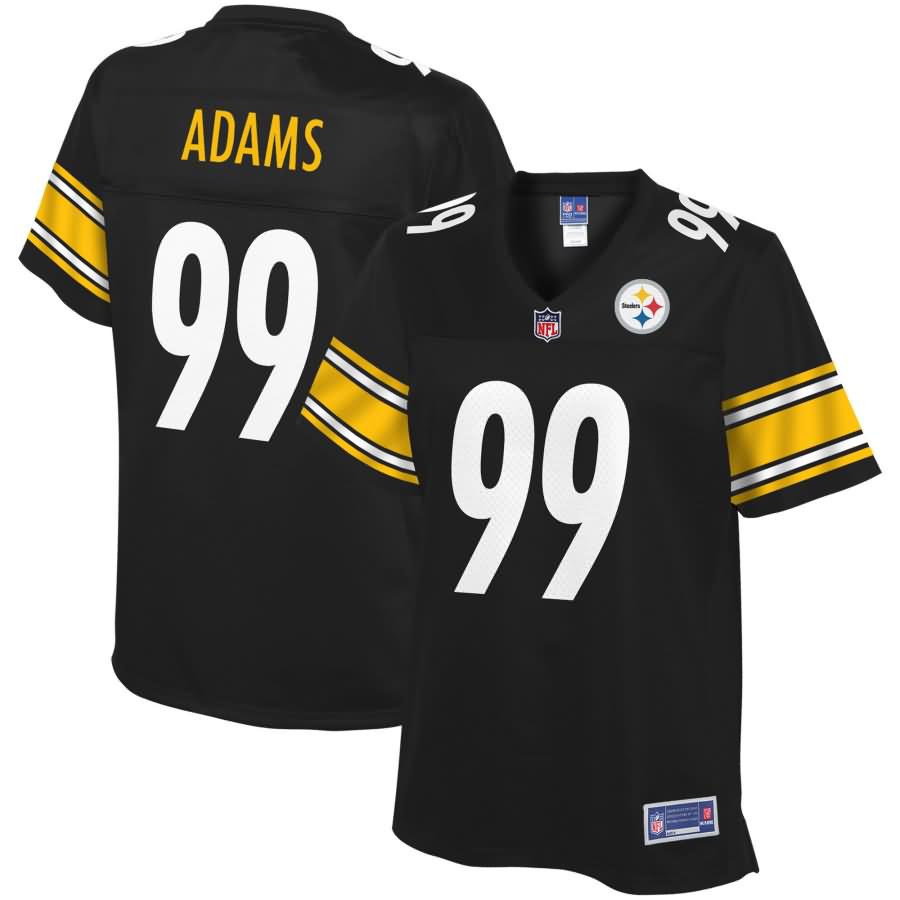 Keion Adams Pittsburgh Steelers NFL Pro Line Women's Player Jersey - Black