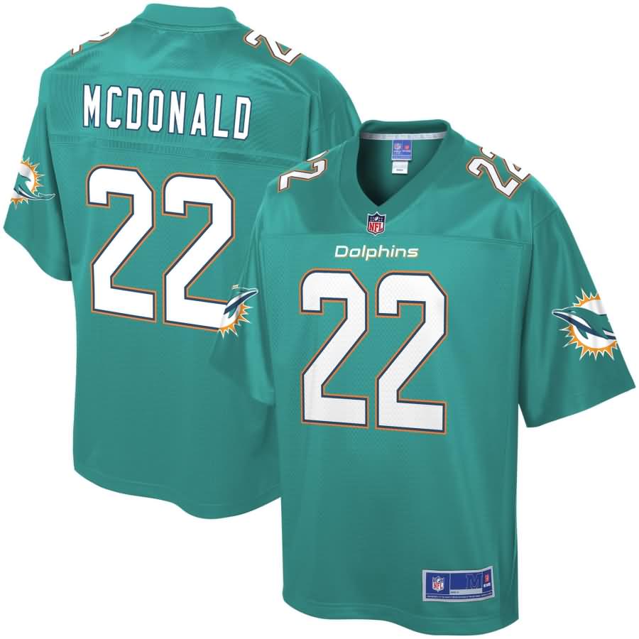 T.J. McDonald Miami Dolphins NFL Pro Line Youth Team Color Player Jersey - Aqua