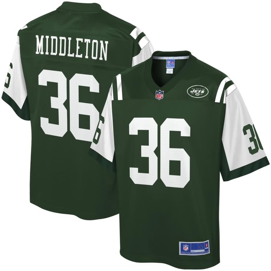 Doug Middleton New York Jets NFL Pro Line Team Color Player Jersey - Green