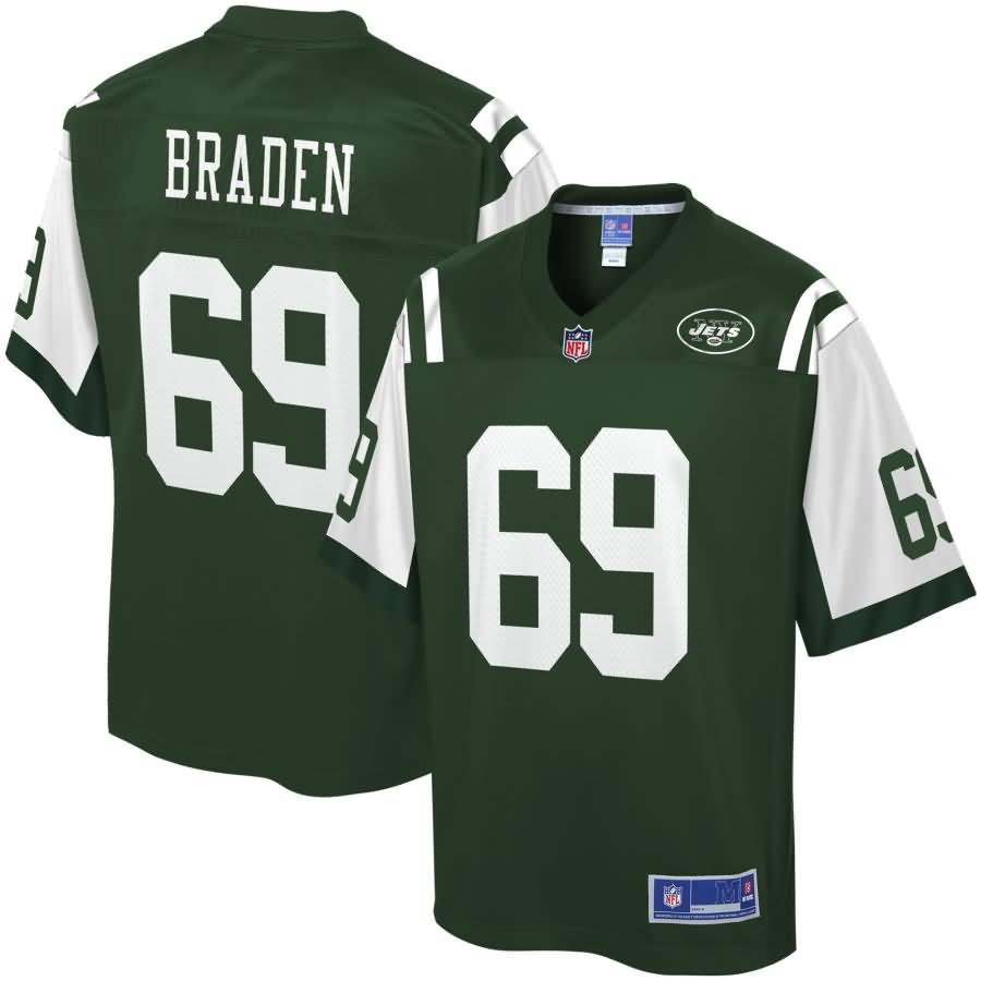 Ben Braden New York Jets NFL Pro Line Team Color Player Jersey - Green