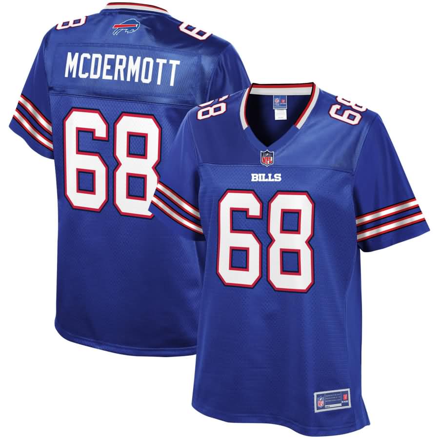 Conor McDermott Buffalo Bills NFL Pro Line Women's Team Color Player Jersey - Royal