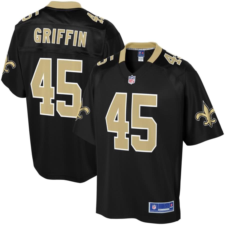 Garrett Griffin New Orleans Saints NFL Pro Line Team Color Player Jersey - Black