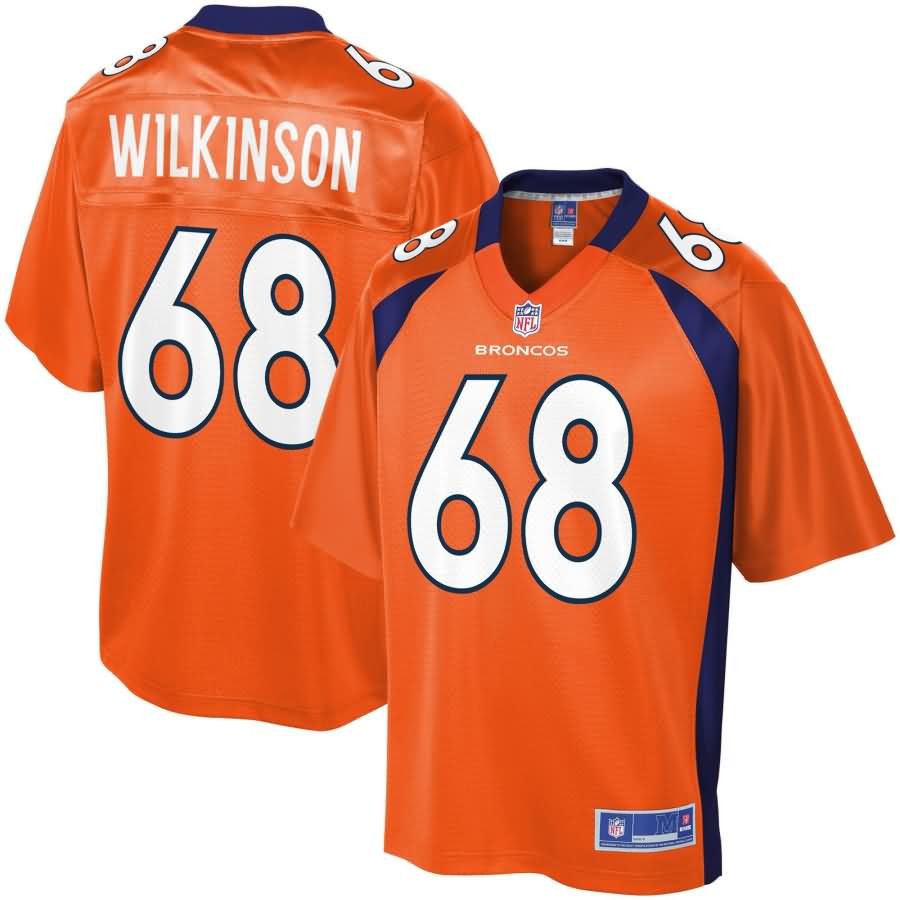 Elijah Wilkinson Denver Broncos NFL Pro Line Team Color Player Jersey - Orange