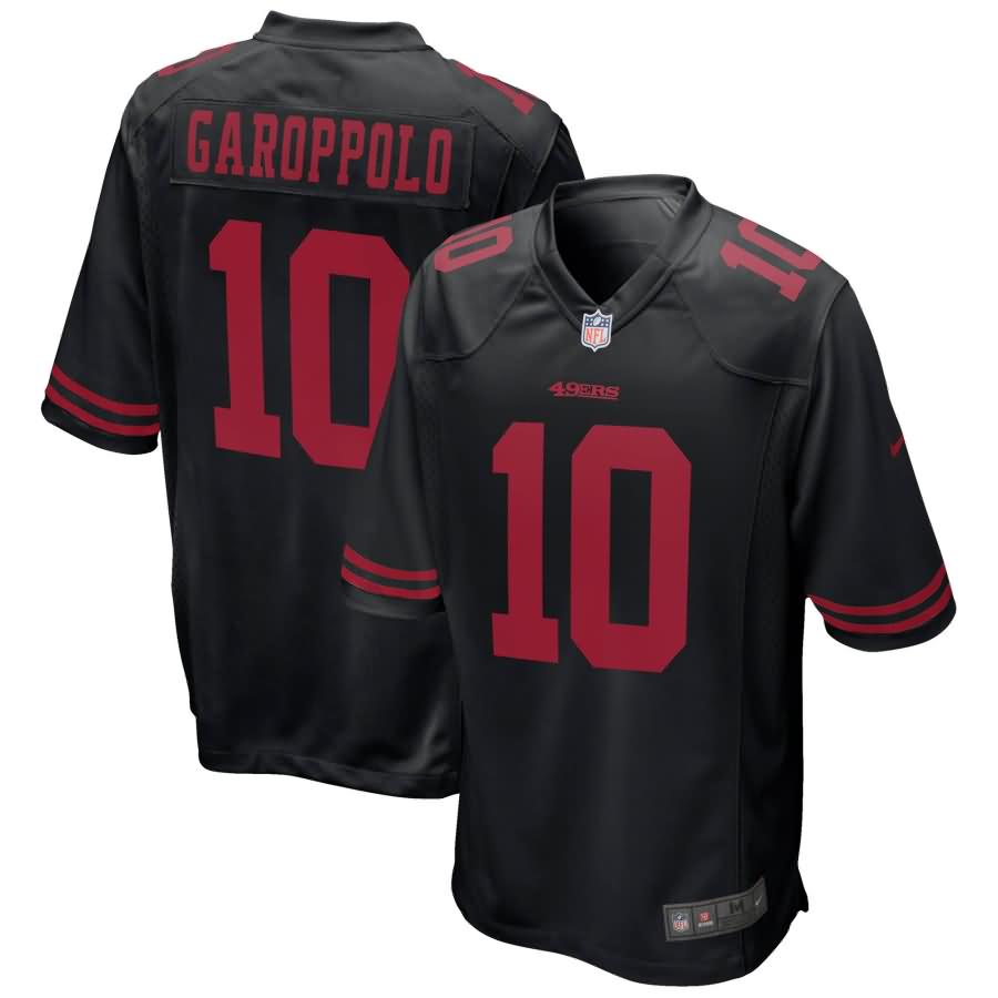 Jimmy Garoppolo San Francisco 49ers Nike Alternate Game Jersey - Black