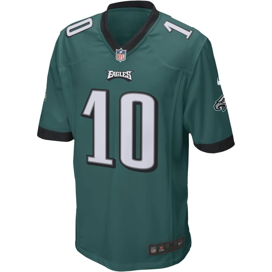 Mack Hollins Philadelphia Eagles Nike Game Jersey - Midnight Green