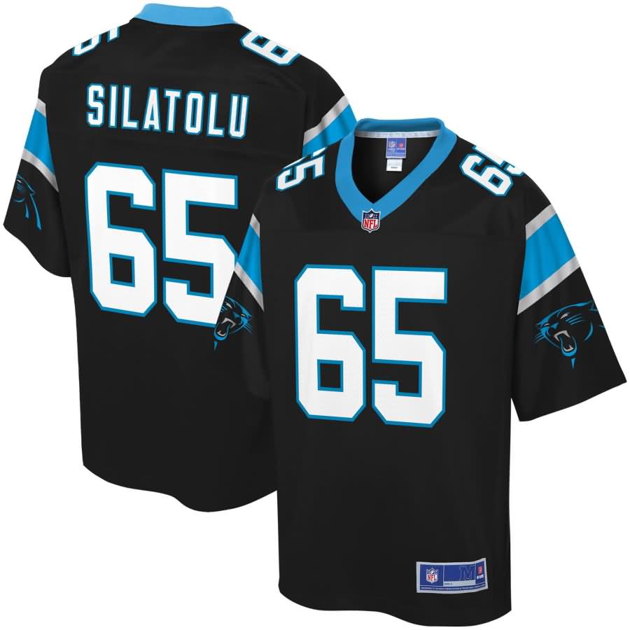 Amini Silatolu Carolina Panthers NFL Pro Line Team Color Player Jersey - Black