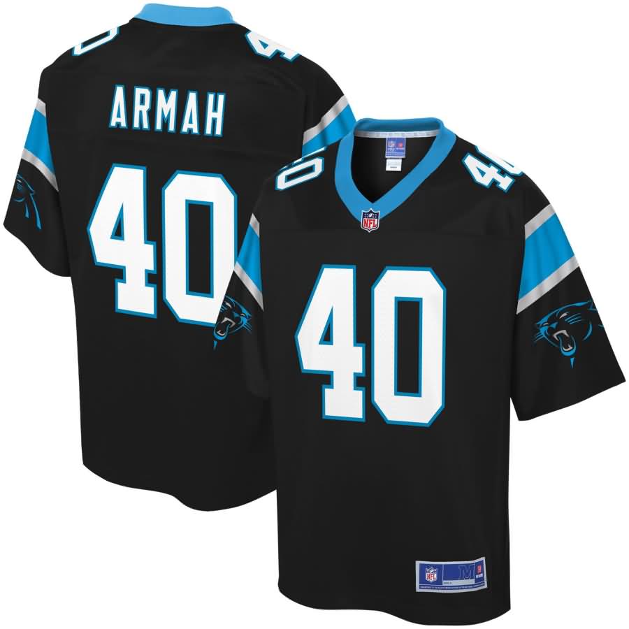 Alex Armah Carolina Panthers NFL Pro Line Youth Home Player Jersey - Black