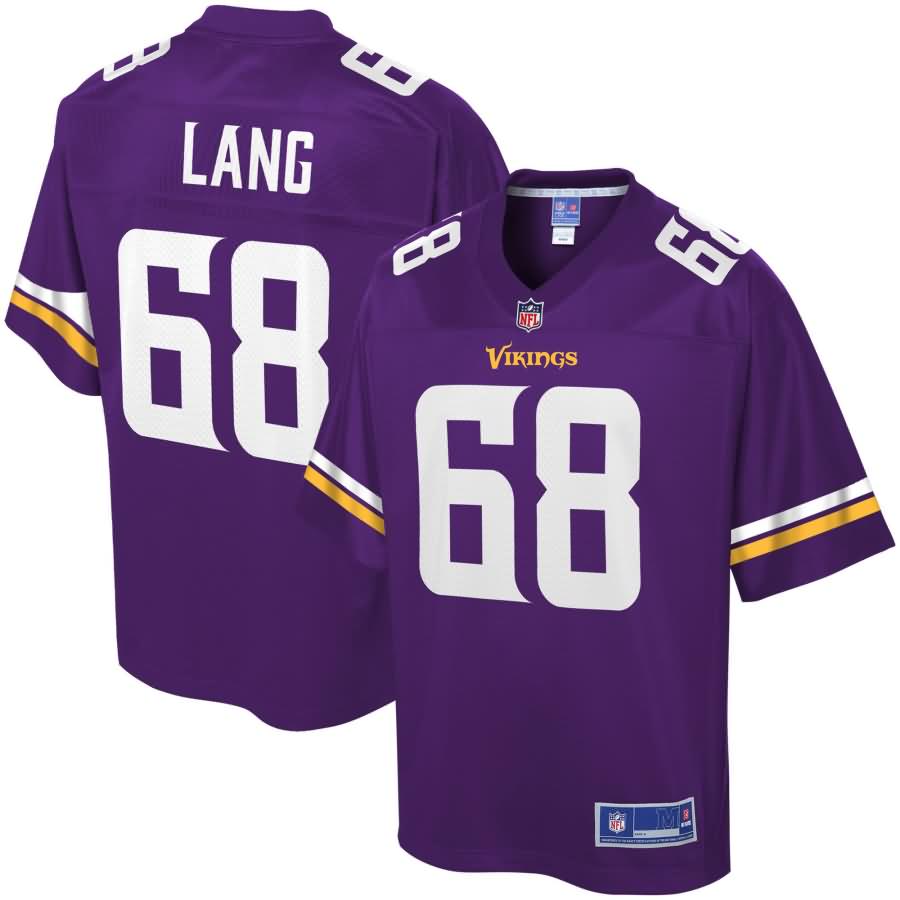 Cedrick Lang Minnesota Vikings NFL Pro Line Team Color Player Jersey - Purple