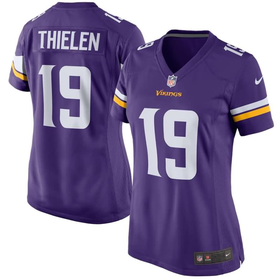 Adam Thielen Minnesota Vikings Nike Women's Game Jersey - Purple