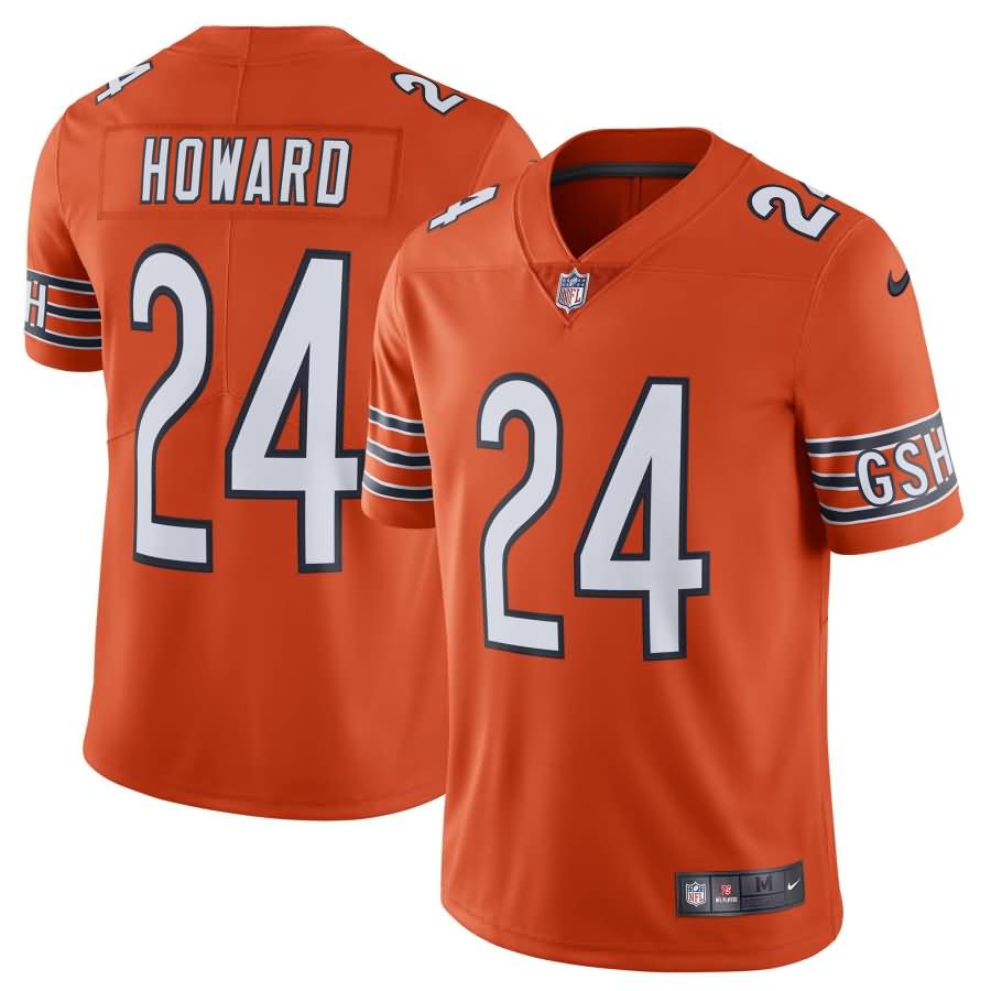 Jordan Howard Chicago Bears Nike Alternate Vapor Untouchable Limited Player Jersey - Orange