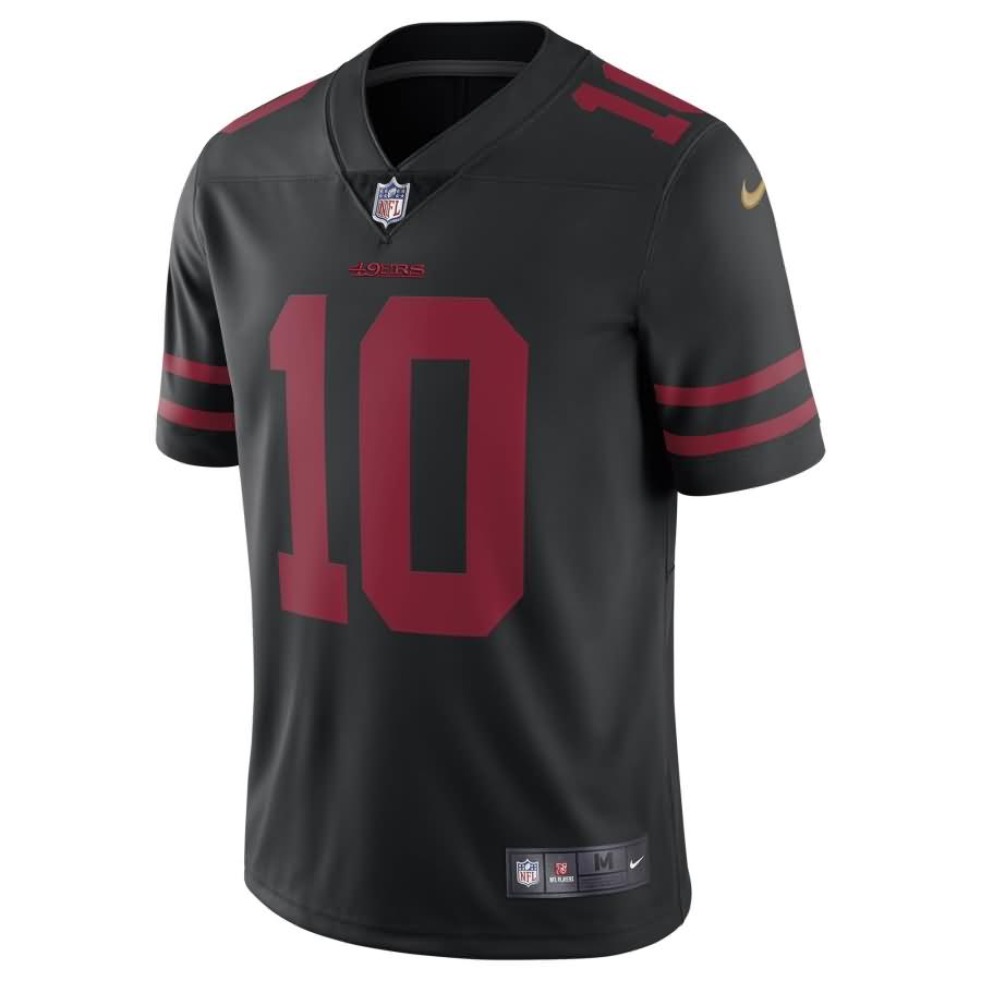 Jimmy Garoppolo San Francisco 49ers Nike Vapor Untouchable Limited Jersey - Black